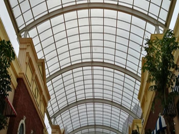 丽江屋面网架顶棚吊装方案