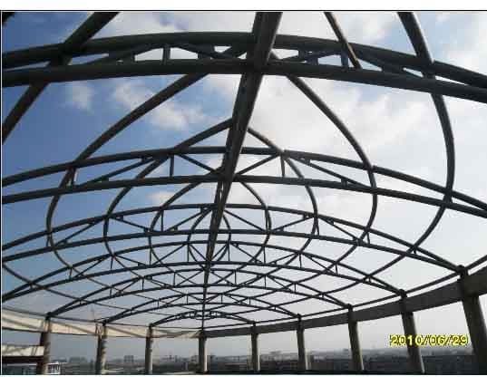 丽江中煤朔州宾馆管桁架工程