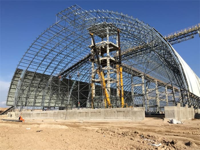 丽江煤机油桶翘工程网架